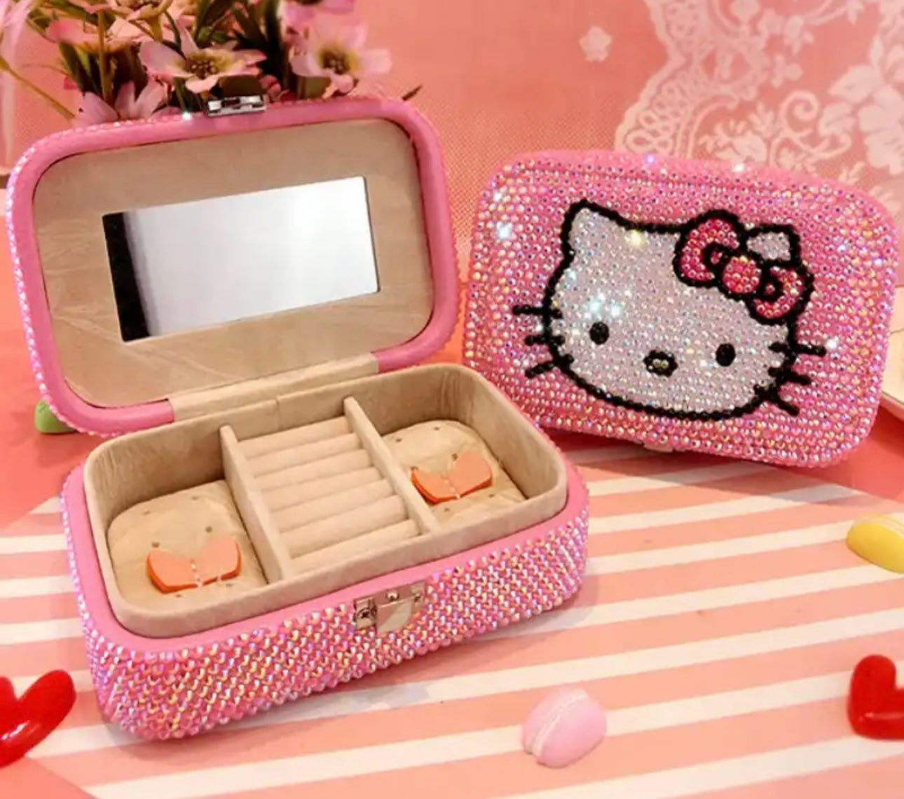 Hello Kitty Bedazzled Jewelry Box