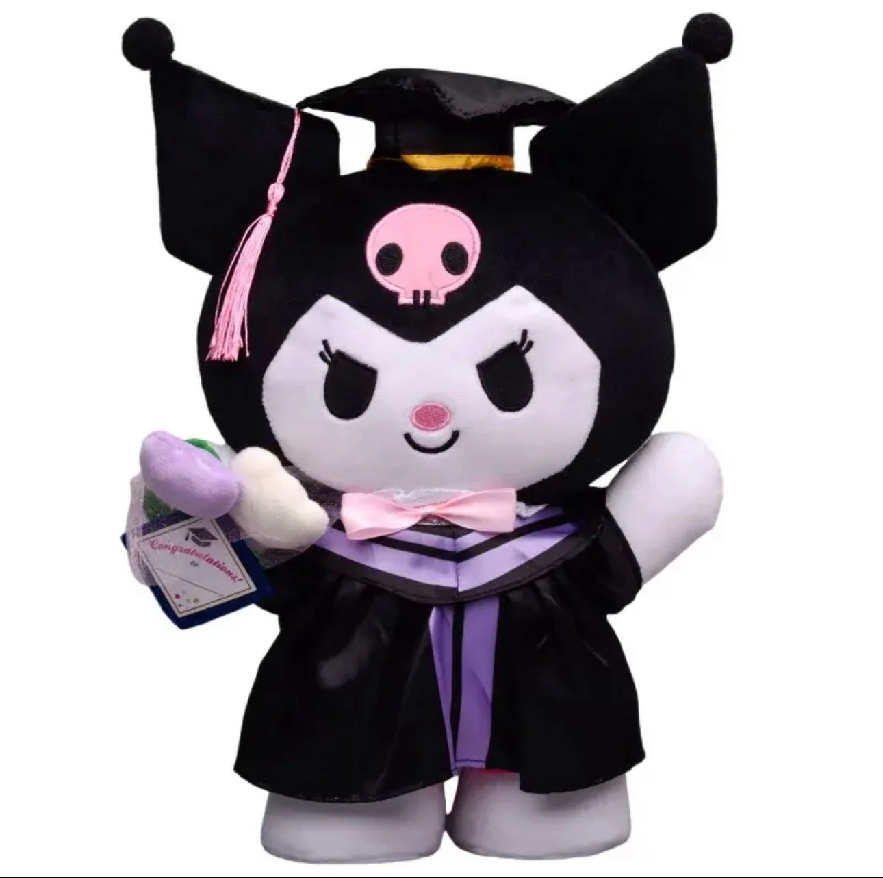 Kuromi Graduation Plush Doll